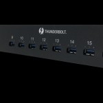 1U 19″ RACK MOUNTABLE THUNDERBOLT 3 TO MANAGED-USB3.0 HUB